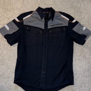 Harley Davidson Button Down